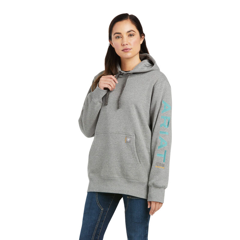 Ariat Hoodie Damen - Rebar Graphic Grau ( XMFBP-6745 )